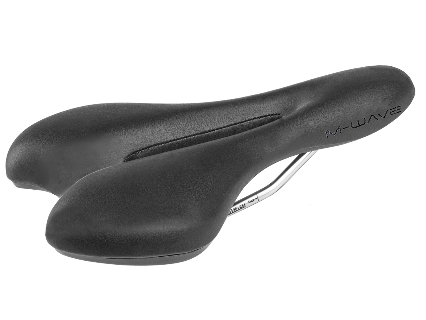 Sportovní sedlo M-Wave - Comp VI  s dírou ,černé