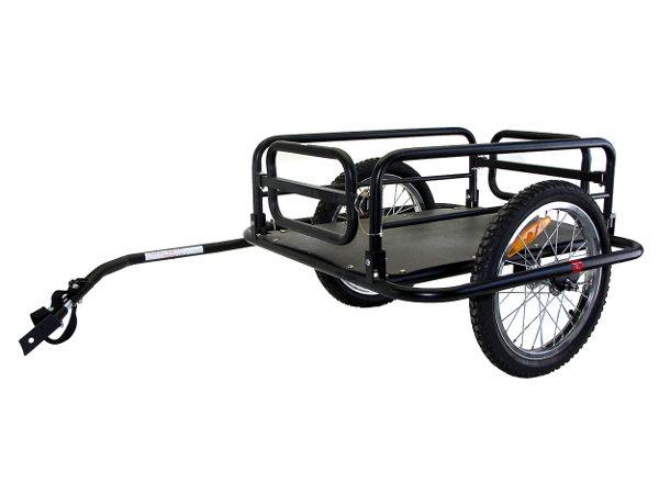 Vozík za kolo skládací rychlospojka šířka 73cm délka 69cm výška 18,5cm nosnost 40kg
